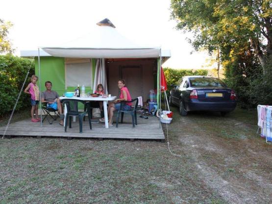 Bungalow toilé
