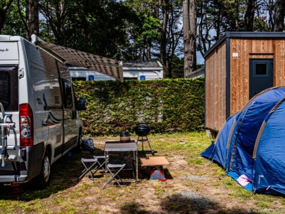 Emplacement avec sanitaire privé -