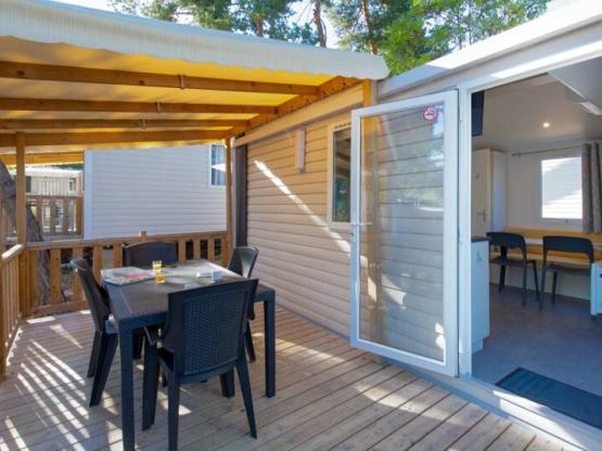 Mobilhome CONFORT Cezanne 24m² / climatisé 2 chambres - Terrasse 15m2