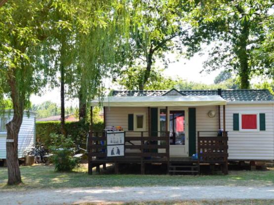 Mobilhome LOFT avec Terrasse couverte et climatisation (4 adultes maxi) - 2 Chambres.