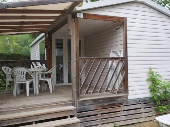 Mobil-Home Lodgia Confort 24m² (2 Zimmer) + überdachte Terrasse 9m²