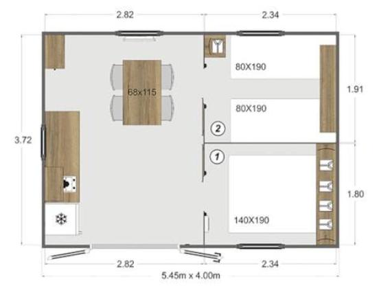 Cabane (sans sanitaires) TITHOME
