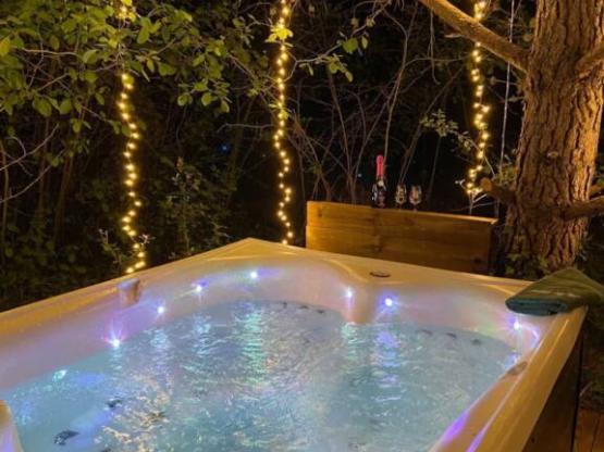 Chalet nid d'amour Jacuzzi + draps + serviettes +ménage