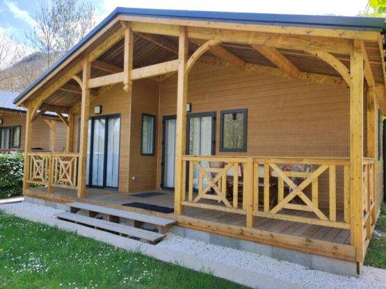 Chalet 5 Premium 35m2 + terrasse couverte 17m2, 3 chambres