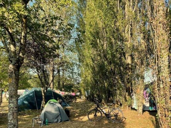 Camping-Stellplatz für Radfahrer oder Wanderer -