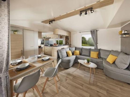 Mobil home VIP (SPA privatif + Terrasse couverte + Lave-vaisselle + Clim)  - 4 pers