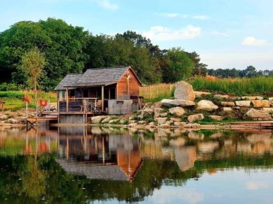Cabane SPA au bord de l'eau