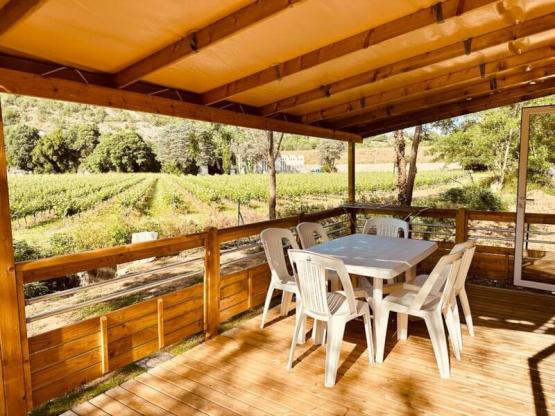 Mobil-home Louisiane Luxe 38m² 3 CH avec vue