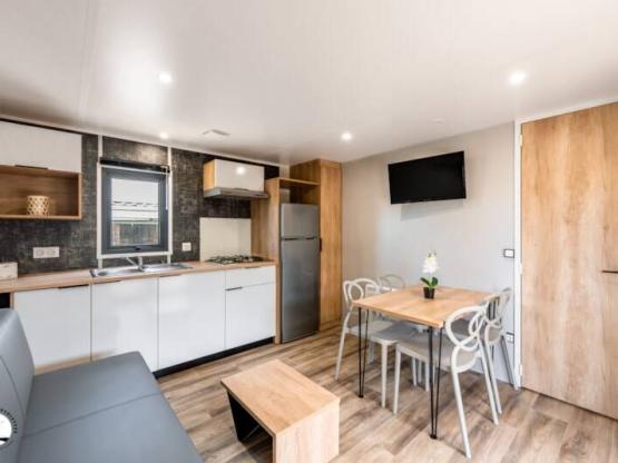 Mobil home Héron (2 chambres 2 SdB) 4 pers. Dim