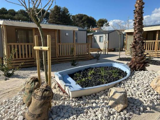 Mobil-Home PREMIUM 4 places (Terrasse 15m2)