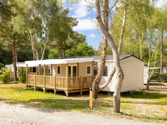 Mobil-home Confort 28m² (2 chambres) + Terrasse + TV