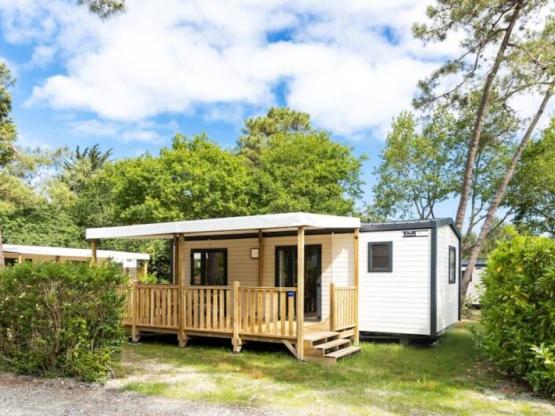 Mobil-home Premium 40m² (2 chambres) - 2 salles de bain + Terrasse + TV