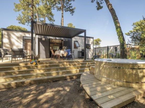 Mobil home Premium - 43m² - 3 chambres - 2 SDB - Jacuzzi