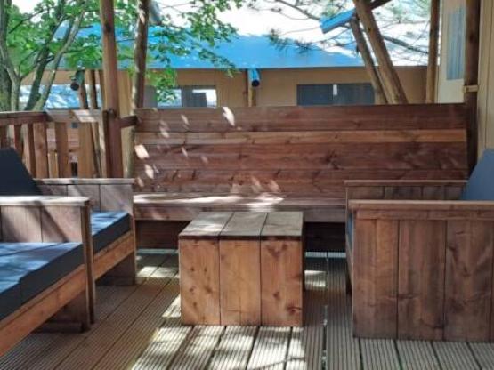 Tente Safari Prestige Plus 6 pers 3 ch 1 SDB 49m²