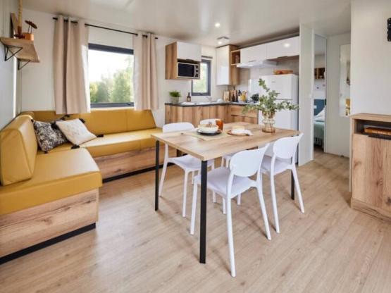 Mobil home Premium+ - 35 m² - Climatisation - 3 chambres - Belle terrasse -