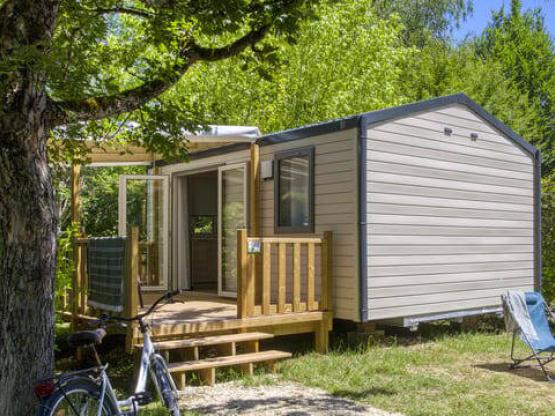 Mobil-home Bahia Compact 20m² - 1 chambre - terrasse couverte 11m² - TV