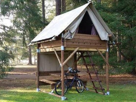 Parcela Especial excursionista andando o ciclista con tienda 1 habitación
