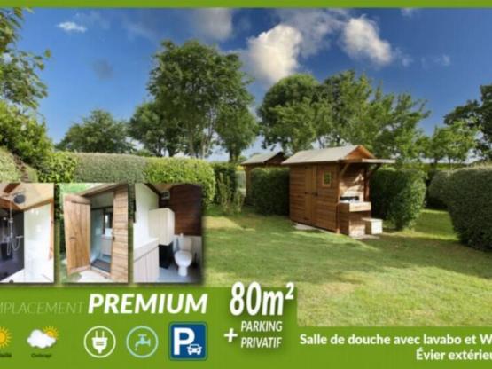 Emplacement nu avec sanitaire privatif / Freecamp