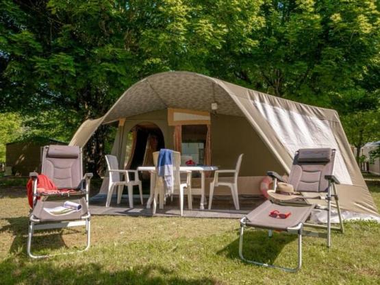 Naturzelt – 2 Schlafzimmer (ohne Sanitäranlagen)