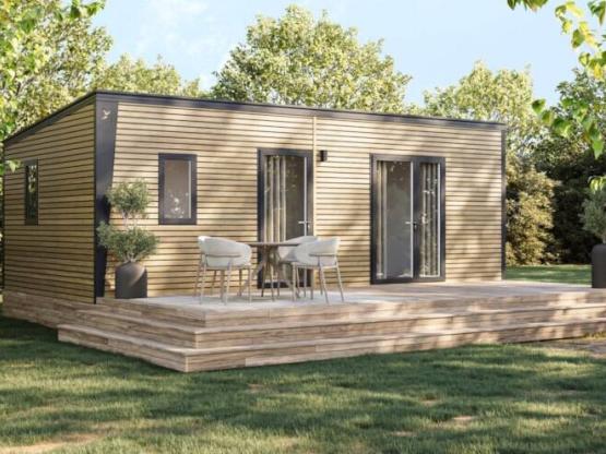 COTTAGE Premium 29m² 2 slaapkamers + TV + Vaatwasser + airconditioning + plancha + XL terras