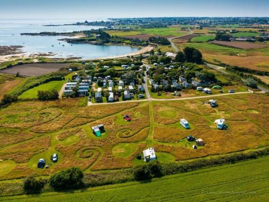 Emplacement Double Natura sans électricité, vue mer