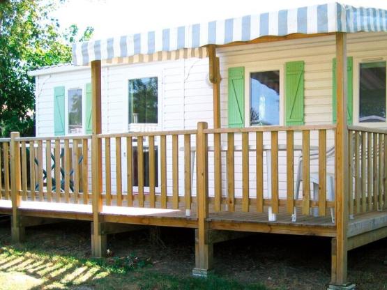 Mobil-home Confort - 2 chambres - Terrasse couverte - Climatisé