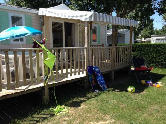 Mobil-home Tribu Grand Confort - 3 chambres - Terrasse bâchée - Climatisé