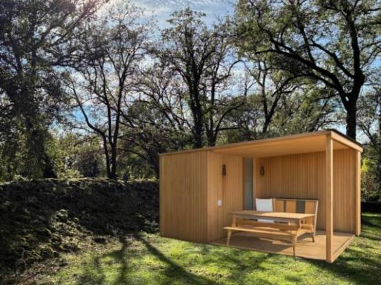 Tente Nomade Insolite - 1 chambre - avec cuisine et sanitaire privé