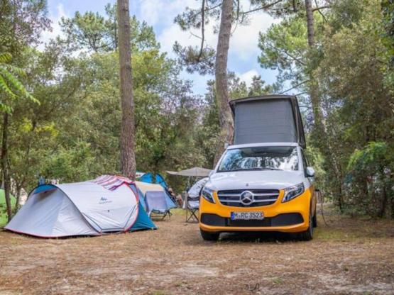 Stellplatz mit Strom