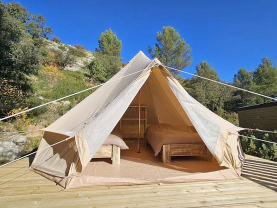Tente tipi - prêt à camper