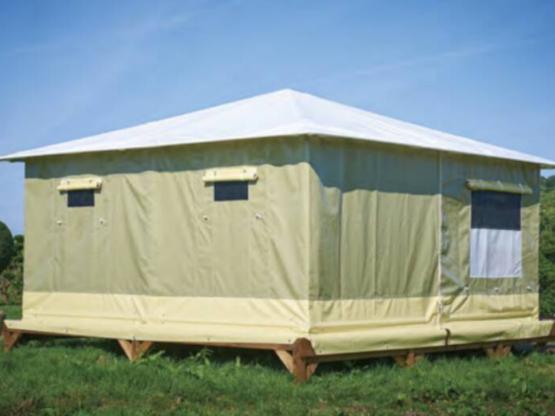 Tente équipée - 2 chambres