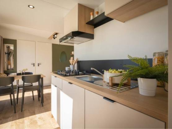 Mobil-home Premium - 2 chambres + Terrasse + LV