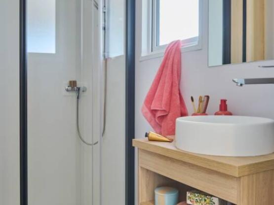 Mobil home - 32m² - 3 chambres + terrasse semi couverte 22 m²