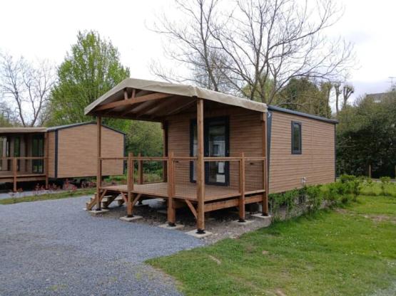 Mobil-home premium 20m² (1 ch-2 pers) + TV + terrasse