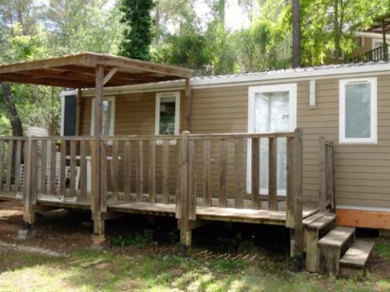 NEW // Mobil-home Premium 37m² 3 chambres Clim TV wifi lave vaisselle