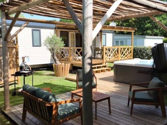 Mobil-home EXCEPTION SPA climatisé - 2 chambres (Nouveauté 2026) - D