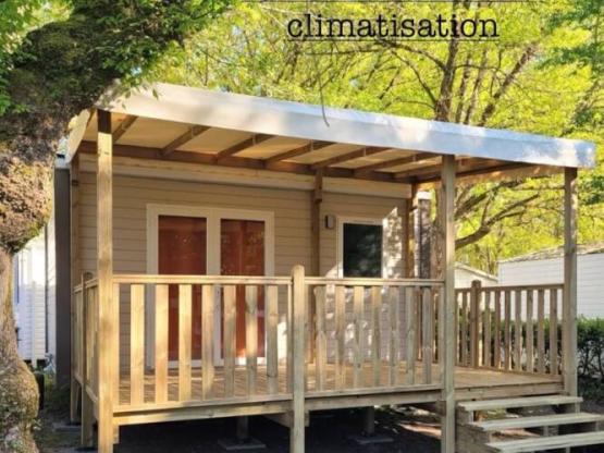 MOBIL HOME CAPUCINE 2 PERSONNES CLIMATISE AVEC TERRASSE