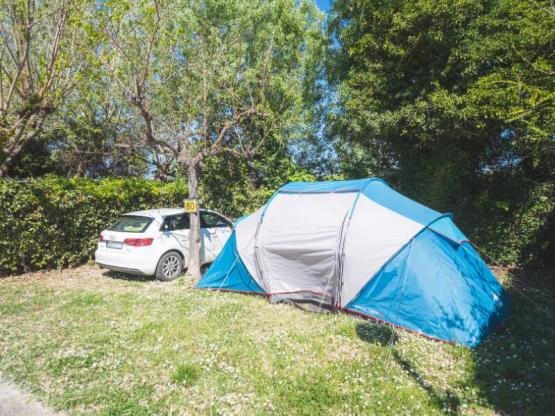 Emplacement Confort Medium pour tente/Van <5m (avec électricité)