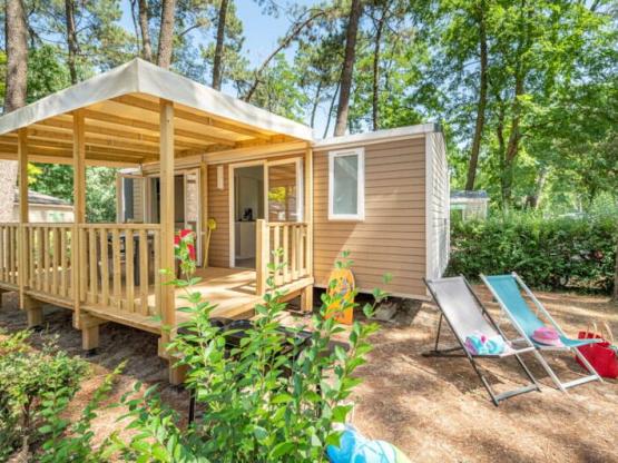Mobil-home Confort Clim 3ch | CONFORT CLIM - 30m² - Clim - TV - plancha - terrasse couverte