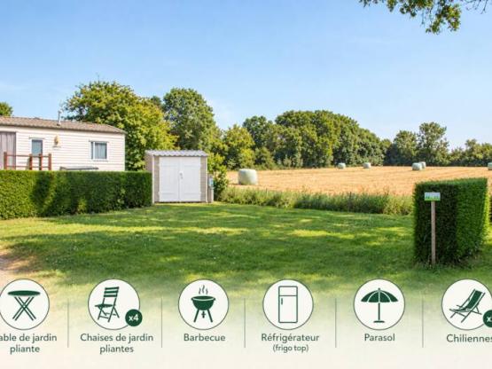Emplacement Privilège + électricté + eau + équipement - Vue champs