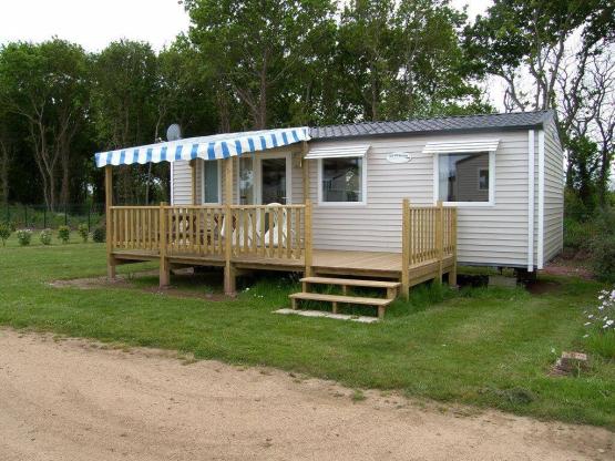 Mobil-home 3 chambres 33m² + terrasse semi-couverte