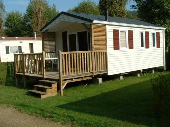 Mobil-Home - CONFORT - 1 Chambre - TV - Terrasse semi-couverte