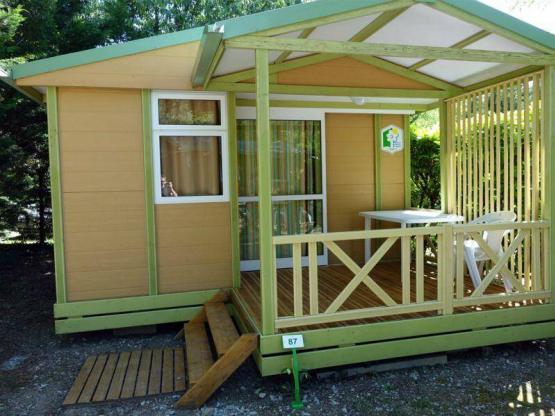 Hütte STANDARD TRIANON 20m²  2 Zimmer - überdachte Terrasse