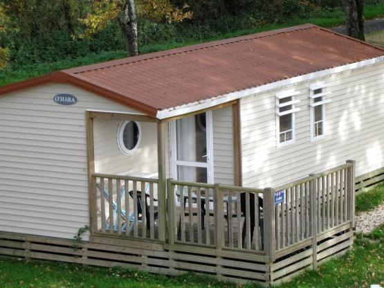 Mobilhome 31m² 3 chambres + terrasse couverte