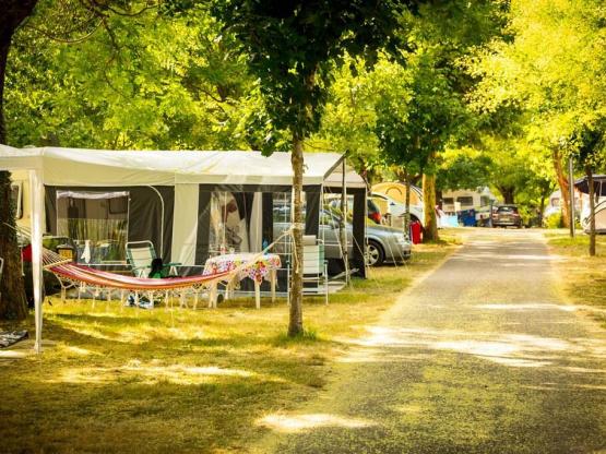 Kampeerplaats Confort met electriciteit