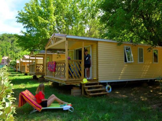 Mobile home confort Loggia Bay 2 slaapkamers/overdekt terras + airconditioning