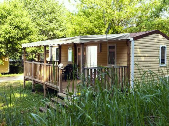 Mobile home confort Super Titania 3 slaapkamers /overdekt terras + airconditioning