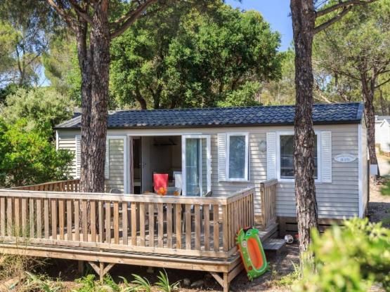 Cottage Family Confort 35 m² - 3 chambres - climatisation, terrasse en bois