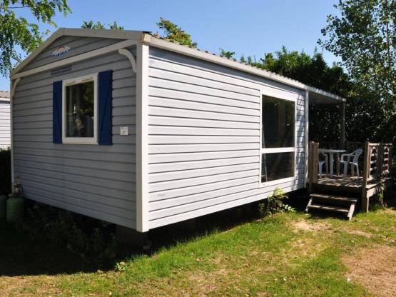 Mobilheim Loggia 26m² - CONFORT - 2 Zimmer + überdachte Terrasse + FS