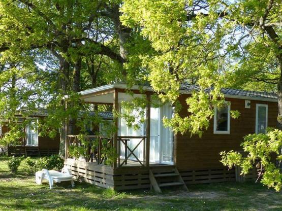 Mobilhome 31m² 2 chambres + terrasse couverte